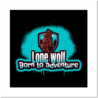 Lone wolf adventure Posters and Art